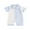 Sky Blue, variant on Bagilaanoe Newborn Baby Girls One-pieces Short Sleeve Jumpsuit 3M 6M 12M 18M Infant Romper Casual Clothing
