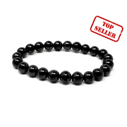 Shungite Bracelet - 8mm Beads, unisex