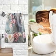 thumbnail image 2 of Dreamtimes Hand Towels Set - Painting Elephant Flowers Print for Bathroom Kitchen Travel 16×28 in/2 Pcs, Cotton Bath Towels Lightweight Quickdry for Bathroom Ktichen Travel SPA Gym, 2 of 7