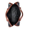 thumbnail image 5 of KINZIE | Leather Two-Tone Carry-All Tablet Duffel, 5 of 6