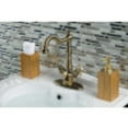thumbnail image 2 of Kingston Brass KS1493AX Vessel Standard Mount Faucet, Antique Brass, 2 of 5