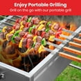thumbnail image 6 of Aramco BBQ Grill  Lid, Large, Stainless Steel, 6 of 6