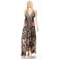 thumbnail image 5 of Sakkas Lizi 2 Women's Maxi High-Low Halter Handkerchief Dress Beach Party Vacation - 493 - One Size, 5 of 5