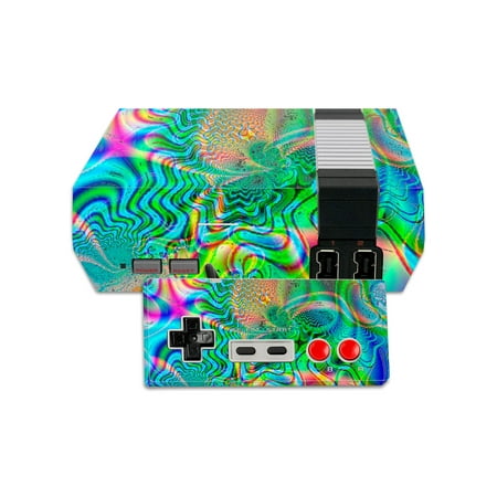 MightySkins Protective Vinyl Skin Decal for Nintendo NES Classic Edition wrap cover sticker skins Psychedelic