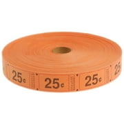 25 Cent Orange Raffle Tickets