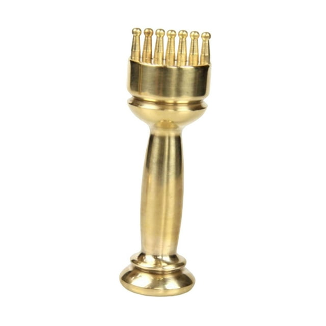 Tachiuwa Gua Sha Scraping Massage Tool Handheld Copper Massage Rod for Back Shoulders Style A