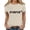 #1 Beige, variant on Bgstyu Mama Shirts for Women 2026 Oversized Mama Letter Print Mom Life Tshirts Mothers' Day Short Sleeve Casual Trendy Graphic Tee Tops