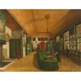 thumbnail image 3 of Paulus Constantijn la Fargue 18x15 Black Modern Framed Museum Art Print Titled - The Hall of the Artistic Society "Art is Obtained by Work" (Art is Acquired Through Labor) in Leiden (1780), 3 of 5