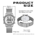 thumbnail image 4 of Women Pedometer Watch-Step Tracker Watch with Calories Counter-Non Bluetooth Pedometer Watches-LCD Large Numbers-30M Waterproof Watch-Sport Pedometer Watch Step Counter for Walking, 4 of 7