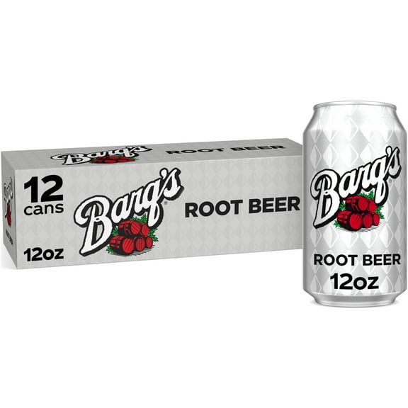 Barq's Root Beer Soda Pop, 12 fl oz, 12 Pack Cans