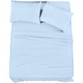 thumbnail image 1 of Juego de sábanas Utopia Bedding de microfibra totalmente cepillada, 4 piezas, 1 of 7