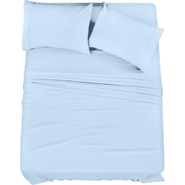 Juego de sábanas Utopia Bedding de microfibra totalmente cepillada, 4 piezas
