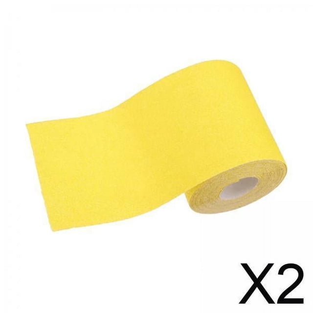 Papel de lija,Papel de lija de óxido de aluminio 9,3 cm 5 metros,Hojas de lija en rollo con respaldo adhesivo,Papel de lija de acabado de grano grueso húmedo y seco,Lijado de muebles de