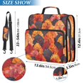 thumbnail image 3 of ALAZA Zipper Binder Autumn Trees 3 Ring Trapper Keeper File Folder Organizer Bag, 3 of 8