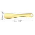 thumbnail image 2 of Unique Bargains 3pcs Makeup Spatula Mini Spoon Eye Cream Massage Sticks Beauty Scoop Heart Shaped 2.36"x0.49" Gold Tone, 2 of 7