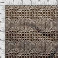 thumbnail image 2 of oneOone Cotton Poplin Brown Fabric Crocodile Animal Skin Sewing Craft Projects Fabric Prints By Yard 42 Inch Wide, 2 of 4