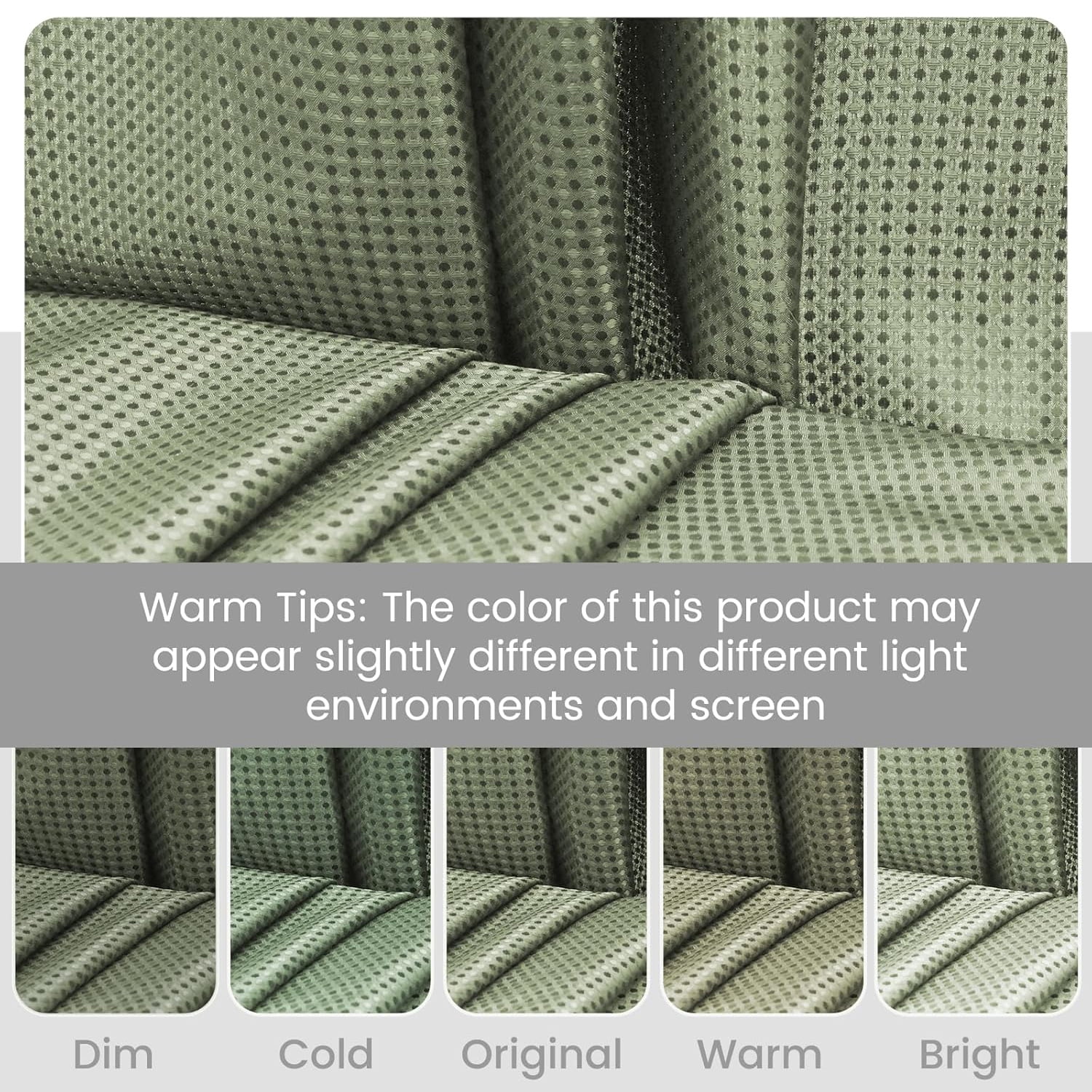 Waffle Weave Hookless Shower Curtain with Snap in Liner, DawnJoanHD Green Polyester Fabric Shower Curtains with See Through Top Window, 71" x 74"