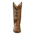 thumbnail image 5 of CORRAL Adult Female Side Cross Embroidery Square Toe Boots, Color: Brown/Beige, Size: 10, Width: M, 5 of 6