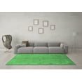 thumbnail image 3 of Ahgly Company Indoor Square Oriental Emerald Green Traditional Area Rugs, 8' Square, 3 of 4