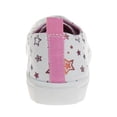 thumbnail image 5 of Nanette Lepore Little Kids Girls Canvas Sneakers, White, 1, 5 of 7