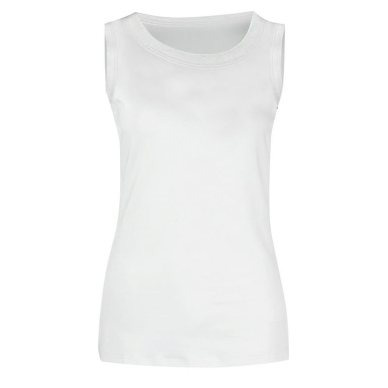 fvwitlyh White Tank Tops for Women Women Summer Sleeveless