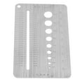 thumbnail image 3 of 2-10mm Stainless Steel Screw Gauge Plate  Diameter Measuring Ruler Tool for Checking of  and Nut, 3 of 8