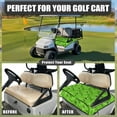 thumbnail image 3 of SEANATIVE Golf Ball Golf Cart Seat Cover Soft Golfcart Cushion with Pockets, Universal Golf Cart Seat Blanket for 2 Person Seats, All Seasons Use, Light Green, 3 of 7