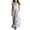 Gray, variant on Flowy Dresses for Women Plus Size Striped Sack Dress Collared Sleeveless Sundress Vacation Clothes with Pockets