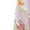 Bright White Combo, variant on Womens Printed Cutout-Sleeve Top Bright White Combo 2XL