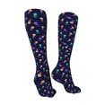 thumbnail image 3 of KLL Sea Jellyfish Print Cool Socks Men's Women's Crew Socks Funny Crazy Novelty Stockings, 3 of 8