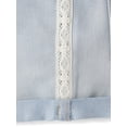 thumbnail image 3 of The Children's Place Girls Roll Cuff Crochet Shortie Jean Short, Sizes 4-16, 3 of 5