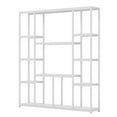 thumbnail image 2 of Industrial 12-Open Shelf Etagere Bookcase, Rustic Vintage Book Shelves Display Shelf Storage Organizer for Home Office, 2 of 5