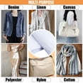 thumbnail image 4 of 39.37 Inch 2.19 Yards Iron on Fusible Fleece Interfacing Fabric White Adhesive Non Woven Lightweight One Sided Cloth Interface Interlining for Sewing Making Bags Clothes DIY Craft Supply, 4 of 7