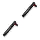 thumbnail image 3 of Advancent Bomba de bicicleta de aleación de aluminio bola portátil inflador de neumáticos de bicicleta de mano retráctil doble válvula Manual Negro 2piezas Advancent CBP208382, 3 of 6