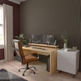 thumbnail image 7 of Ekena Millwork AcoustixPro Noise Cancelling Half Round Small Slat Wall Panel 11 3/4"W x 94 1/2"H, Carbon Grey (2 Pack), 7 of 7