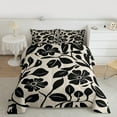 thumbnail image 2 of Feelyou Cartoon Groovy Flower Queen Comforter Set for Kids, Rustic Farmhouse Bedding Sets, Plant Botanical Reversible Bedding Comforter Set, Ultra Soft Home Decor, 3-Piece, 2 of 8