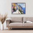thumbnail image 2 of Stupell Industries Pathway Along The Coast Gray Framed Floater Canvas Wall Art design by LSR Creative Studio, 25 x 31, 2 of 9