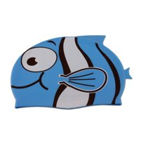 Storm Lil Swimmer Silicone Swim Cap - Blue