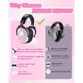 thumbnail image 2 of ZOHAN Kids Ear Protection 2 Pack, Kids Noise Canceling Headphone, Adjustable Noise Reduction Earmuffs for Concerts, Fireworks, Air Shows(Nebula&Unicorn), 2 of 6