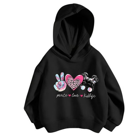 

Kids Girls Sports Shirt Boy Girl Casual Print Personality Hoodie Pullover Hooded Sweatshirt With No Pocket Suitable For Teen Baby Halloween Outfit Fall Baby Clothes Baby Sweaters 12-18 Months