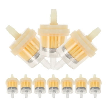 ITSELFER 10pcs Fuel Filter Atv Gasoline Filter Inline Gas Fuel Filter Off-road Vehicle Petrol Filter
