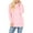Pink, variant on Womens Basic Oversized Hooded Pullover Sweatershirt Sweater