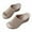 Beige Wedge Sandals, variant on hopeusnice Women's Summer Wedge Sandals Open Toe Breathable Comfortable Slip On Platform Shoes Hollow Out Wedge Heel Sandals Beige 42