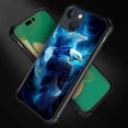 thumbnail image 6 of Case for iPhone 14 Case, Graphic Design Case for Girl Boy Soft Silicone Hard Acrylic Shock Protection Designed Case for iPhone 14 Flying Eagle Blue Sky Pattern, 6 of 7