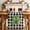 Green Black, variant on St. Patrick's Day Table Runner 36 Inches Long Farmhouse Dress Scarves, Spring Lucky Shamrock Green Buffalo Plaid Dining Tablerunner for Coffee Table/Kitchen Island/Party Décor, Small 13" x 36"