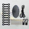 thumbnail image 3 of Kit de ojos de almohadilla de kayak duradero, accesorio con tornillos, gancho, cubierta, juego de aparejo, cuerda elástica para botes, kayak, canoa, Baoblaze Hardware de aparejo de cubierta, 3 of 8