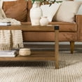 Woven Paths Magnolia Metal X Coffee Table, Reclaimed Barnwood