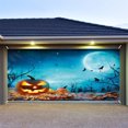 thumbnail image 3 of Decoraciones de Fiesta de Halloween Decoración de Fondo de Garaje de Halloween Paño Colgante Decoración de Partido Personalizada Tapicería Paño Colgante Decoraciones de Halloween, 3 of 4
