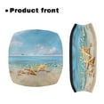 thumbnail image 2 of COEQINE Beach Starfish Medical Rollator Walker Seat & Back Covers 2 Pack Rollator Seat Padded Cover Protective Accessories for Walkers RollBar Covers Set for Women, 2 of 7