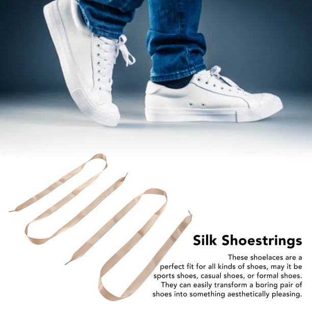 2 Pares De Cordones Elásticos Planos - 120 Cm X 8 Mm, Blancos Y Negros, Ideales Para Zapatillas Deportivas Y Casual